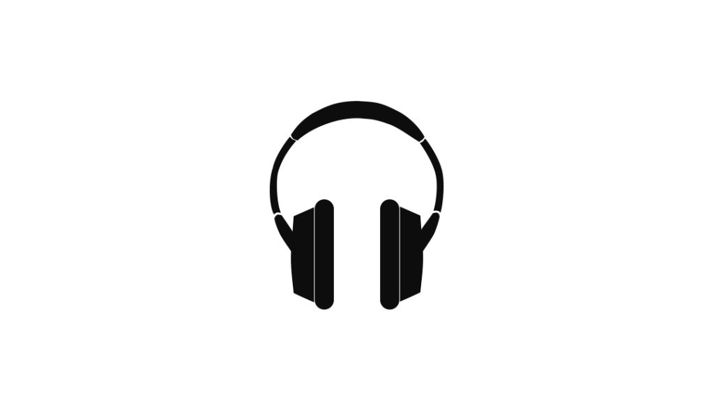 Casque d'écouteurs noir