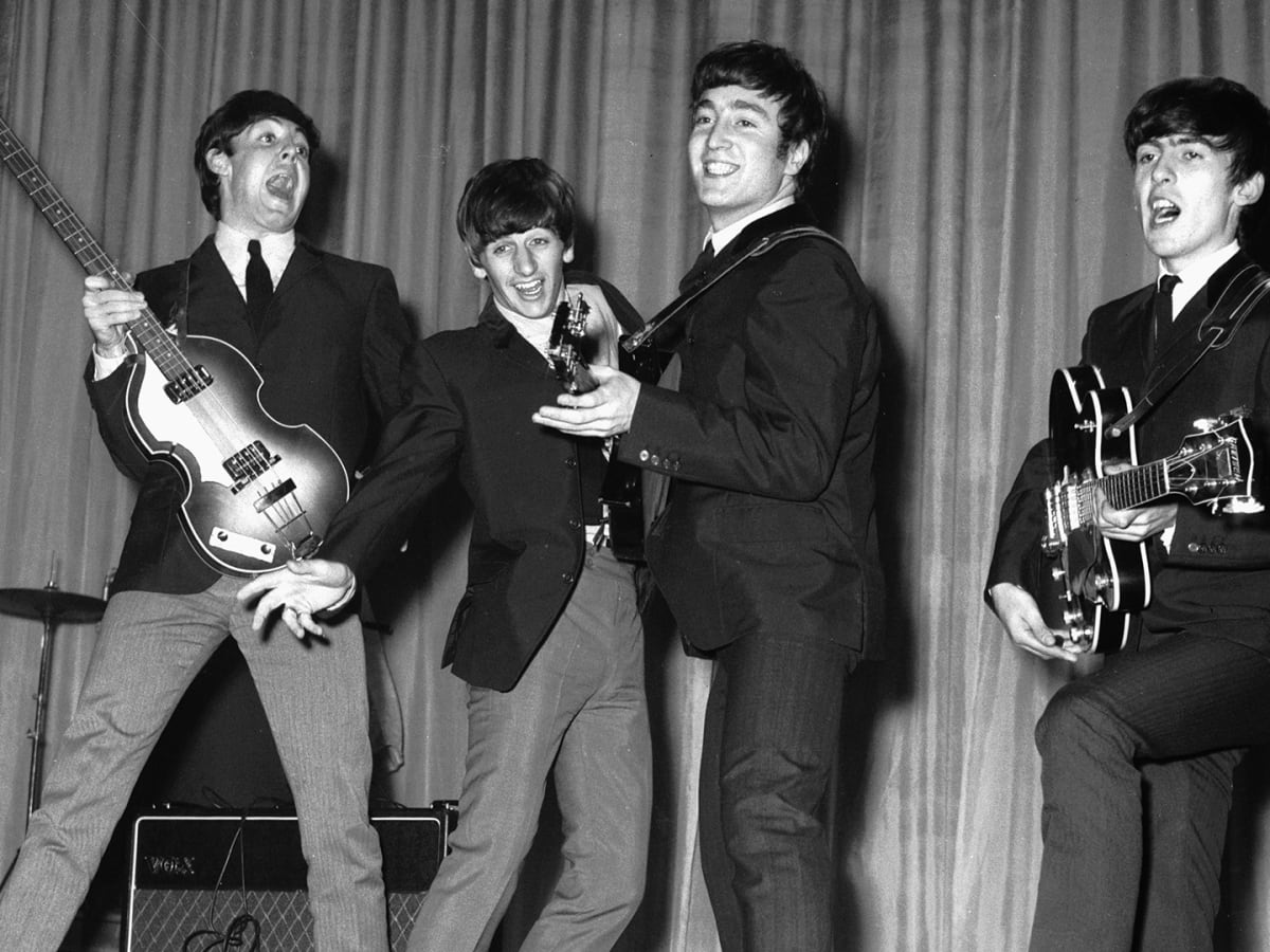 Le groupe de musique des années 60 « Les Beatles »